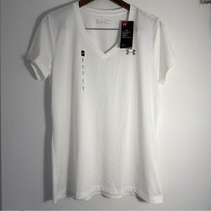 Under Armour UA Tech™ Twist
Women's V-Neck Short Sleeve Classic White V-Neck Tee